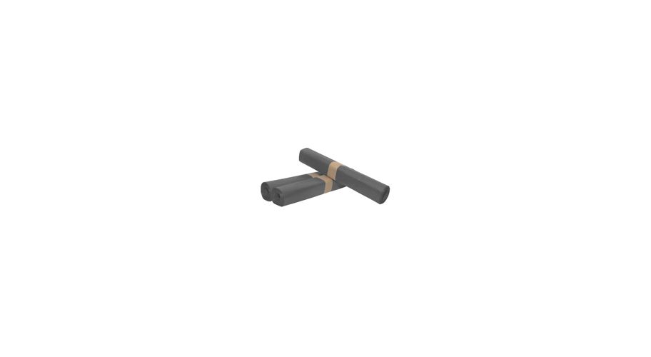 Afvalzak grijs 60x100cm T60 10x25st. Dikte 41 my