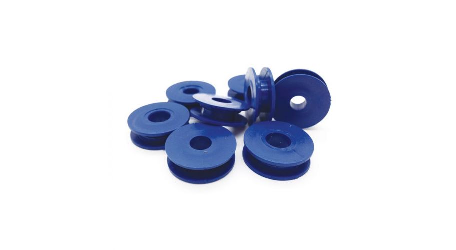 Detectable bore single retaining clip