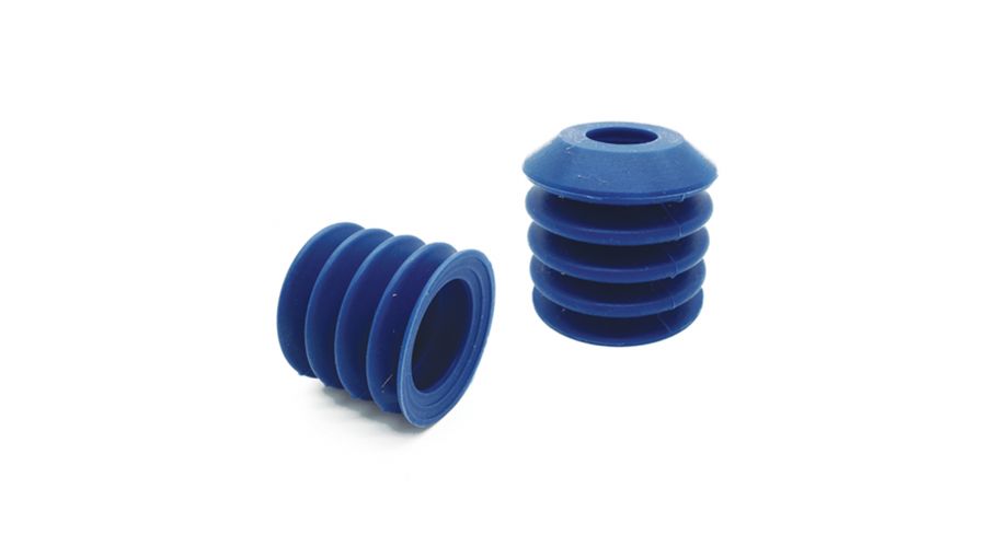 BST detecteerbare zuignap hard blauw