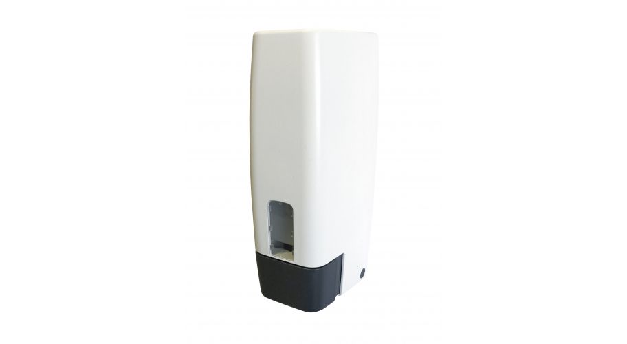 Zeepdispenser 1000 ml wit vrij navulbaar geschikt voor zeep en gel