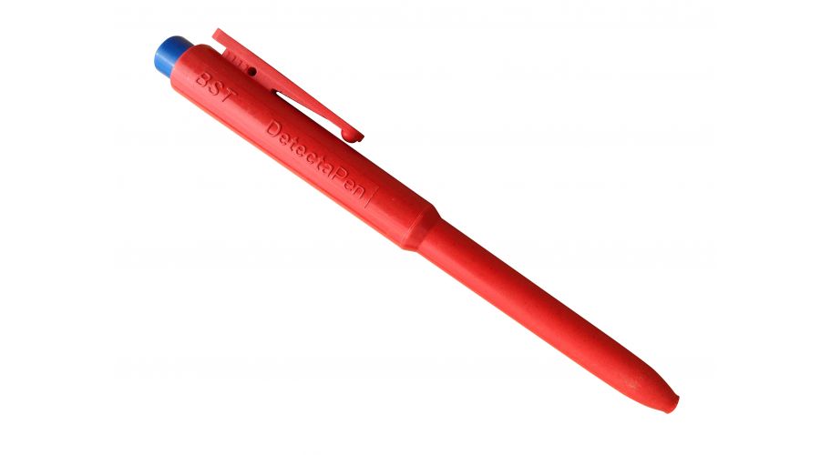 BST J800 detecteerbare drukpen rood/blauw
