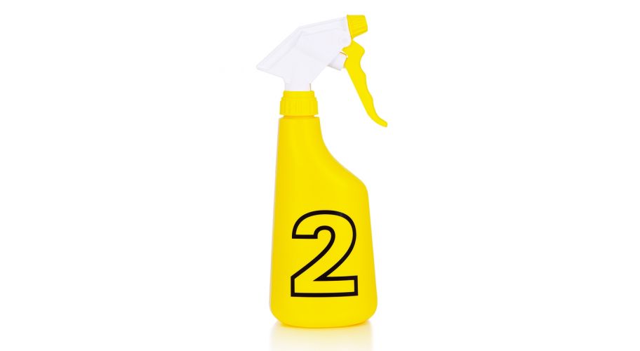 Ecodos sprayflacon 650ml geel Nr.2 Ontvetter