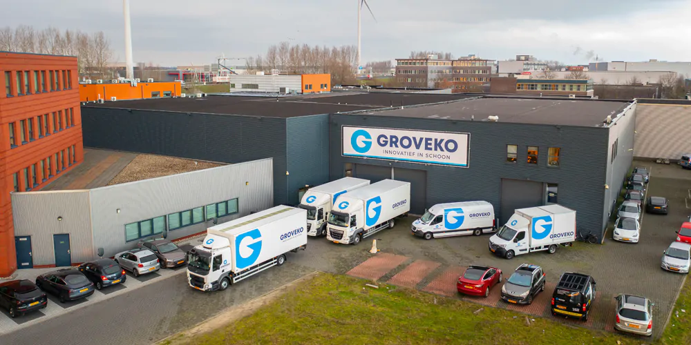 Groveko vestigingen – vrachtwagens en pand